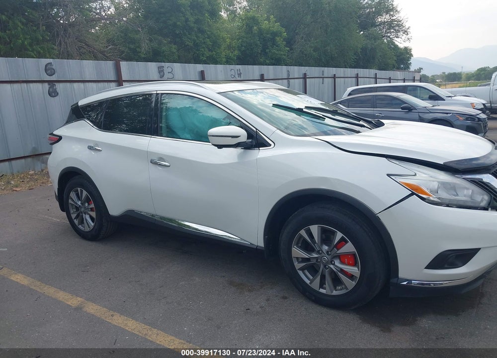 2016 NISSAN MURANO PLATINUM/S/SL/SV VIN: 5N1AZ2MH2GN137486