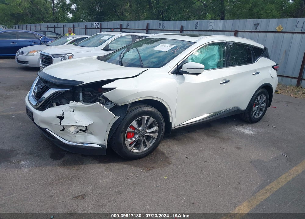 2016 NISSAN MURANO PLATINUM/S/SL/SV VIN: 5N1AZ2MH2GN137486