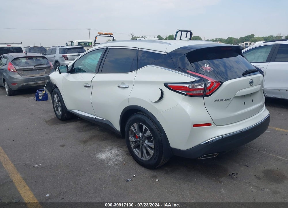 2016 NISSAN MURANO PLATINUM/S/SL/SV VIN: 5N1AZ2MH2GN137486