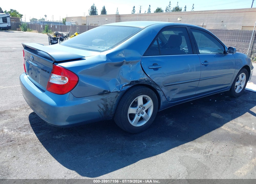 2003 TOYOTA CAMRY SE VIN: JTDBE32K930244342