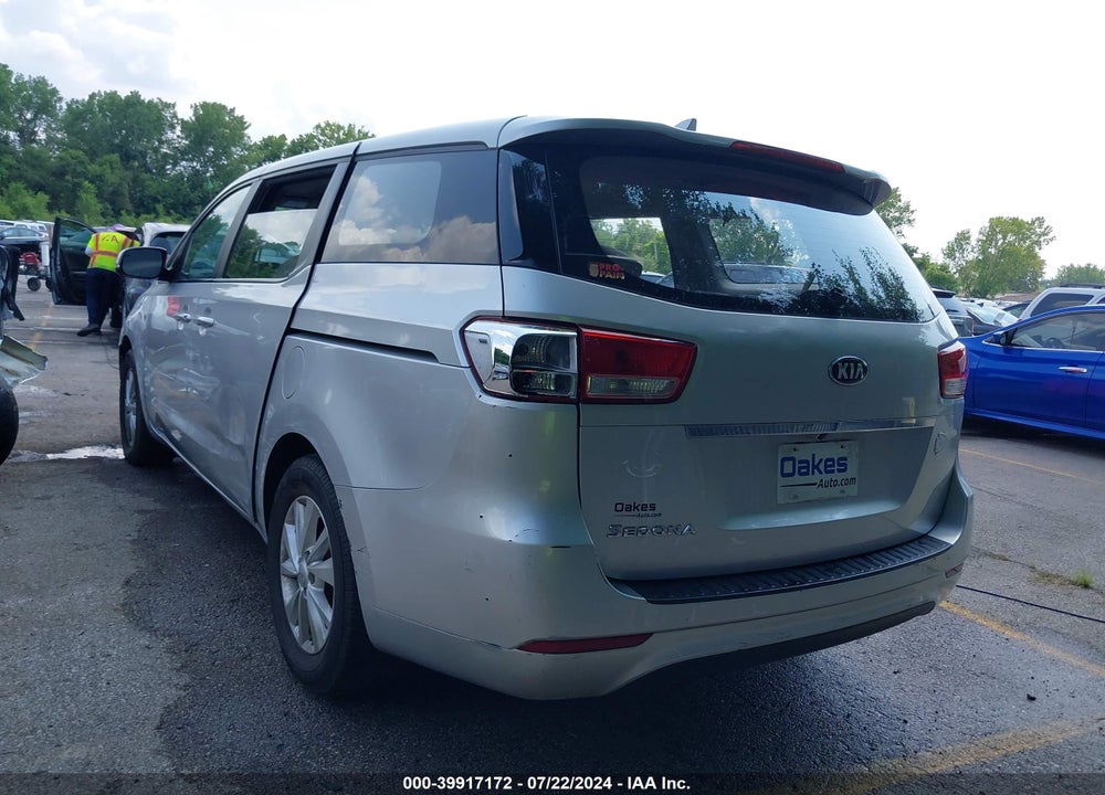 2016 KIA SEDONA VIN: KNDMA5C10G6135342