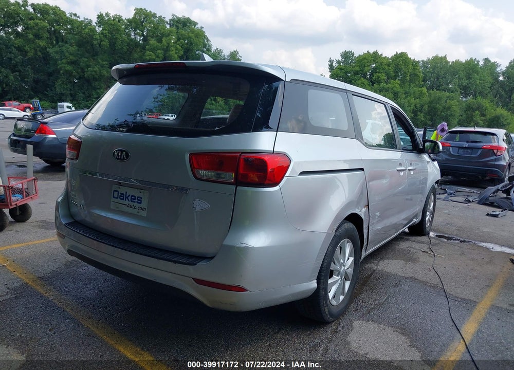 2016 KIA SEDONA VIN: KNDMA5C10G6135342