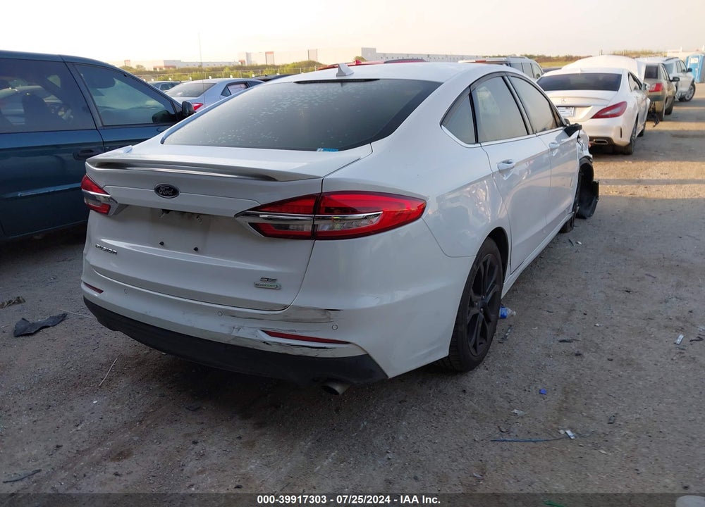 2019 FORD FUSION SE VIN: 3FA6P0HD1KR169790