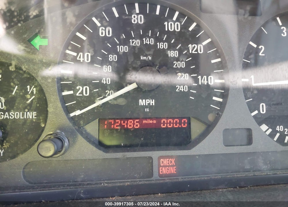 1997 BMW 328IS VIN: WBABG2322VET34924