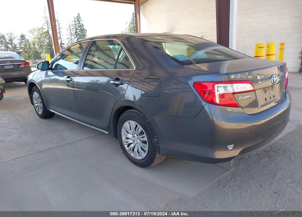 2012 TOYOTA CAMRY HYBRID LE VIN: 4T1BD1FK2CU008024