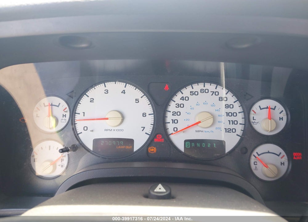 2004 DODGE RAM 1500 SLT/LARAMIE VIN: 1D7HA16D74J186805