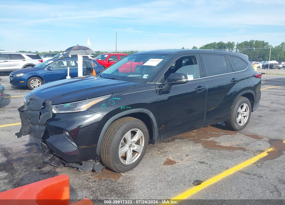 2021 TOYOTA HIGHLANDER LE VIN: 5TDZZRAH8MS523310