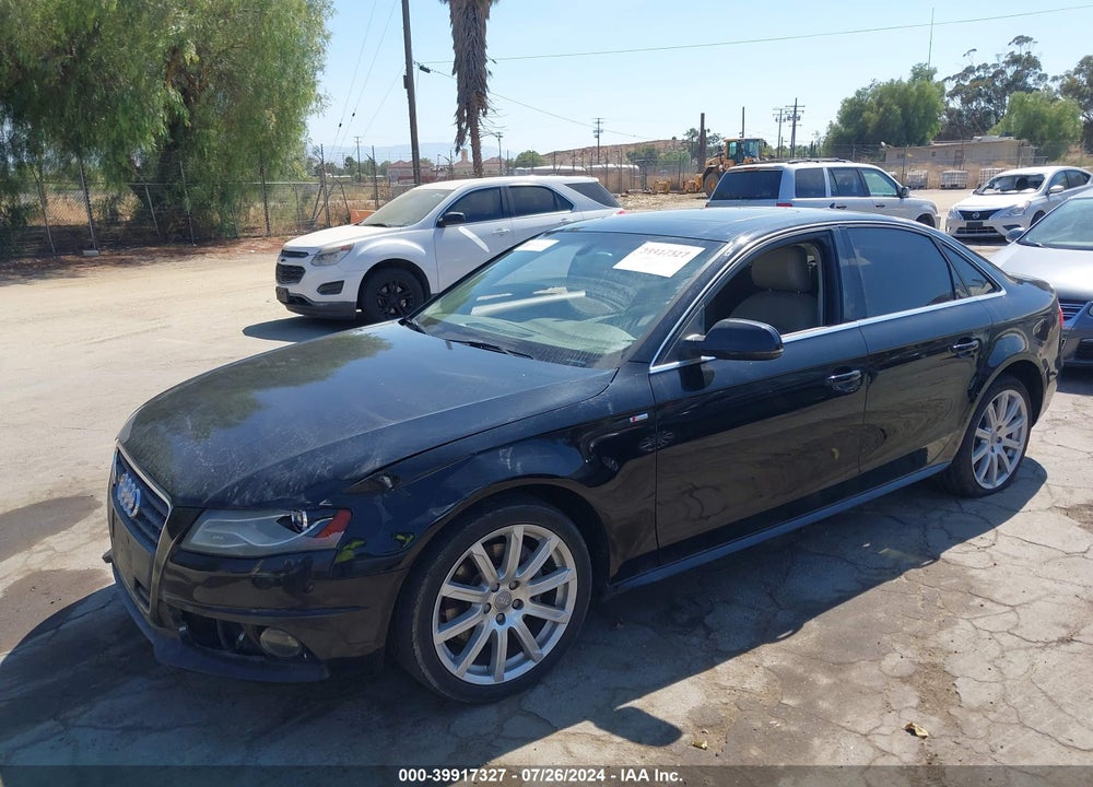 2012 AUDI A4 2.0T PREMIUM VIN: WAUFFAFL2CA116442
