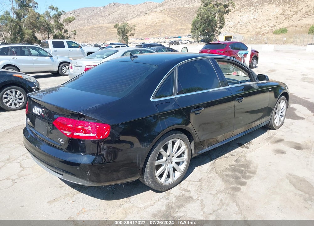 2012 AUDI A4 2.0T PREMIUM VIN: WAUFFAFL2CA116442