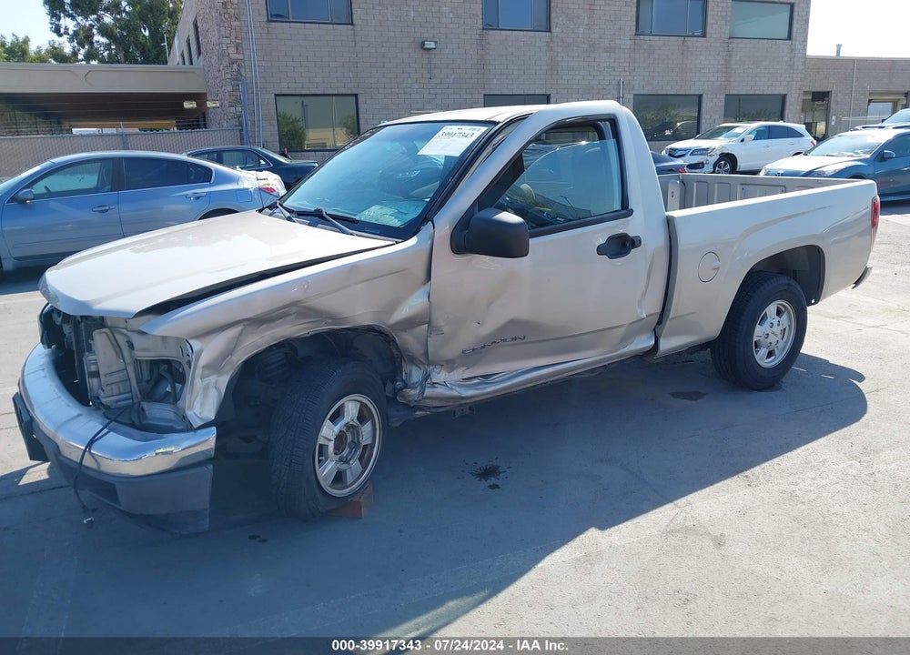 2005 GMC CANYON SL VIN: 1GTCS146458155381