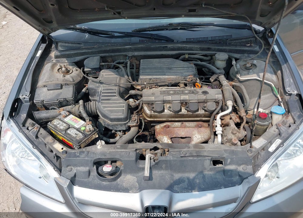 2005 HONDA CIVIC LX VIN: 2HGES16575H587889