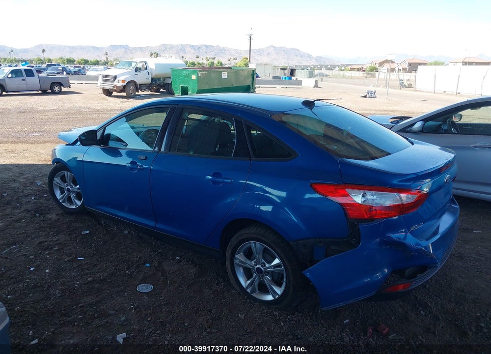 2012 FORD FOCUS SE VIN: 1FAHP3F22CL139807