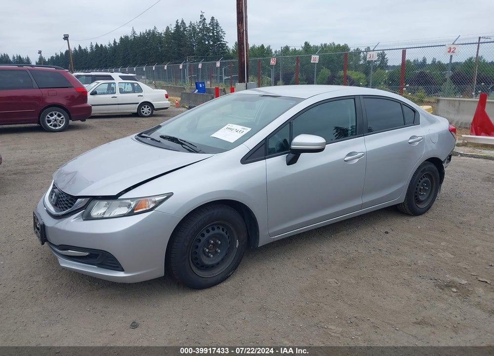 2015 HONDA CIVIC LX VIN: 2HGFB2F57FH530989