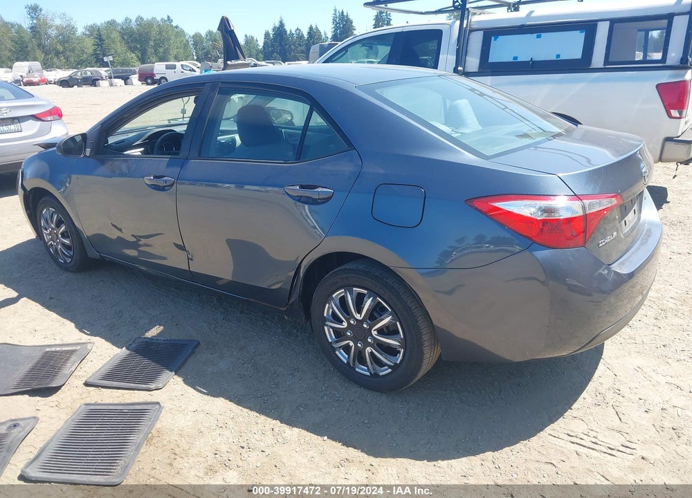 2016 TOYOTA COROLLA LE VIN: 2T1BURHE8GC593558