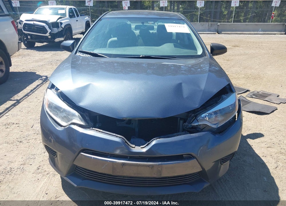 2016 TOYOTA COROLLA LE VIN: 2T1BURHE8GC593558