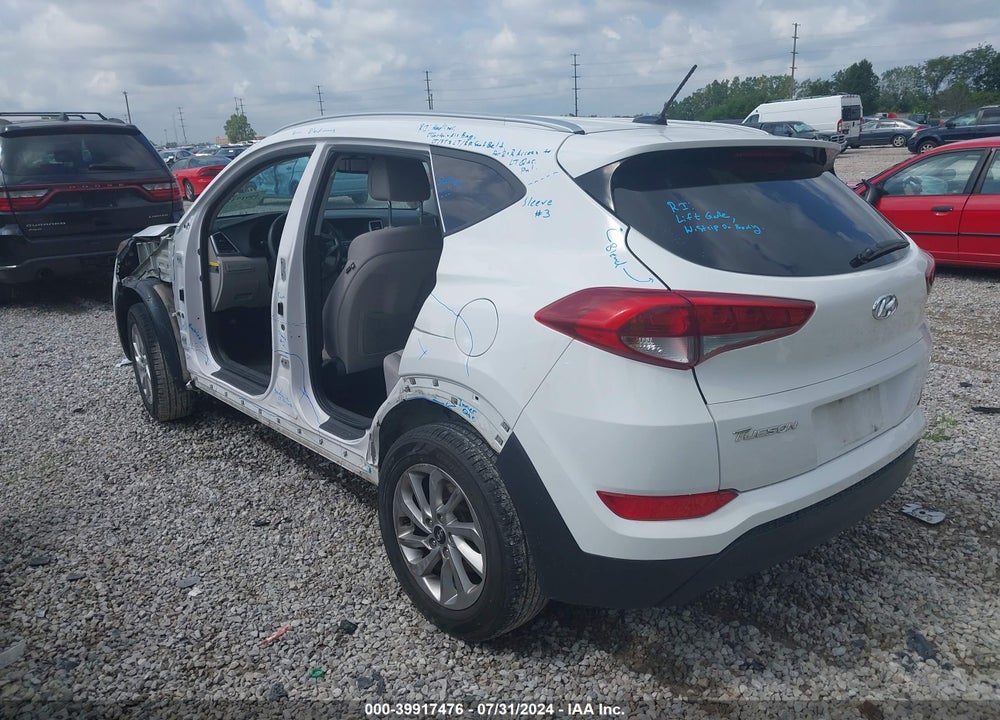 2017 HYUNDAI TUCSON SE VIN: KM8J3CA40HU289749