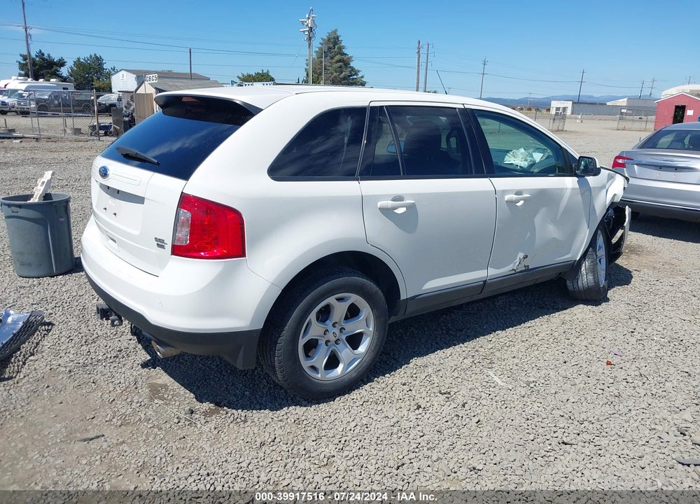 2013 FORD EDGE SEL VIN: 2FMDK4JC9DBA74870