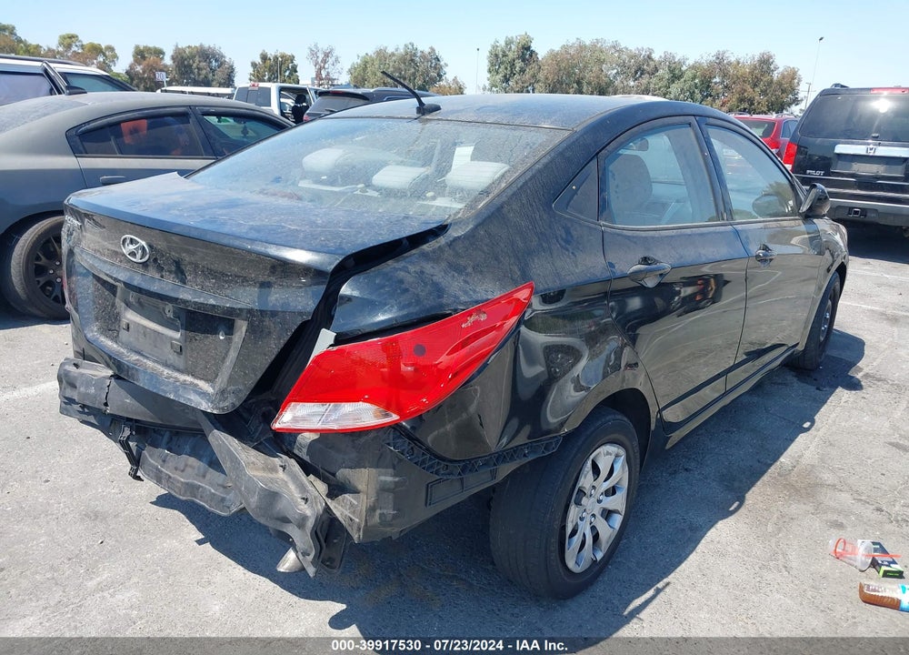 2016 HYUNDAI ACCENT SE VIN: KMHCT4AE4GU157714