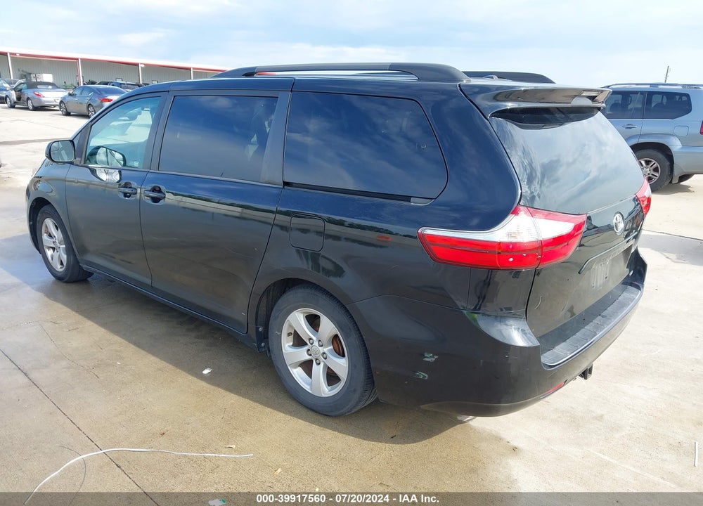 2015 TOYOTA SIENNA LE 8 PASSENGER VIN: 5TDKK3DC9FS591332