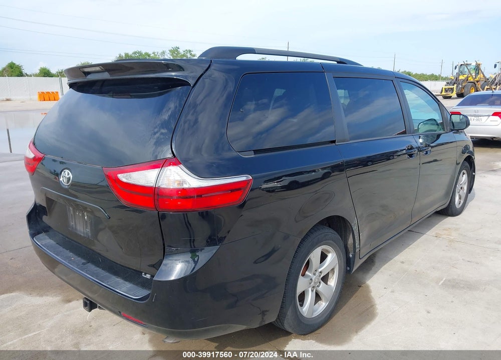2015 TOYOTA SIENNA LE 8 PASSENGER VIN: 5TDKK3DC9FS591332