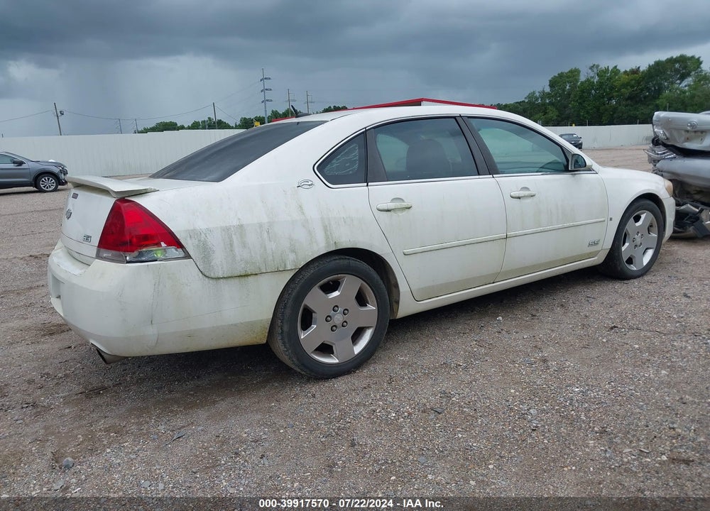 2008 CHEVROLET IMPALA  SS VIN: 2G1WD58C881325983