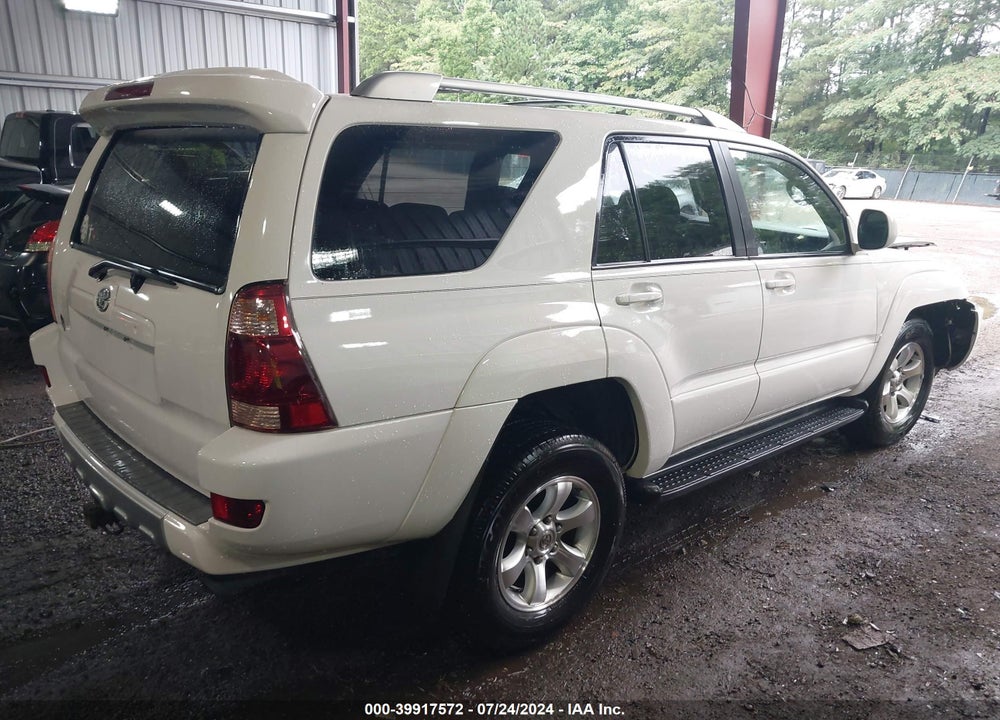 2005 TOYOTA 4RUNNER SR5 SPORT V6 VIN: JTEZU14R758023824