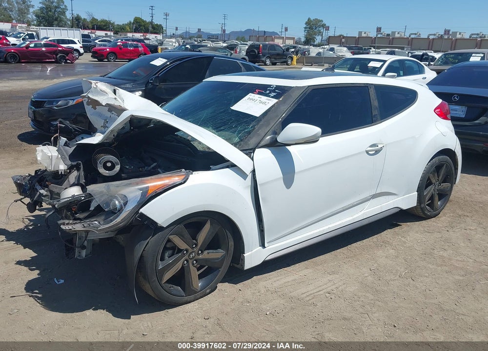 2015 HYUNDAI VELOSTER TURBO VIN: KMHTC6AE1FU224926
