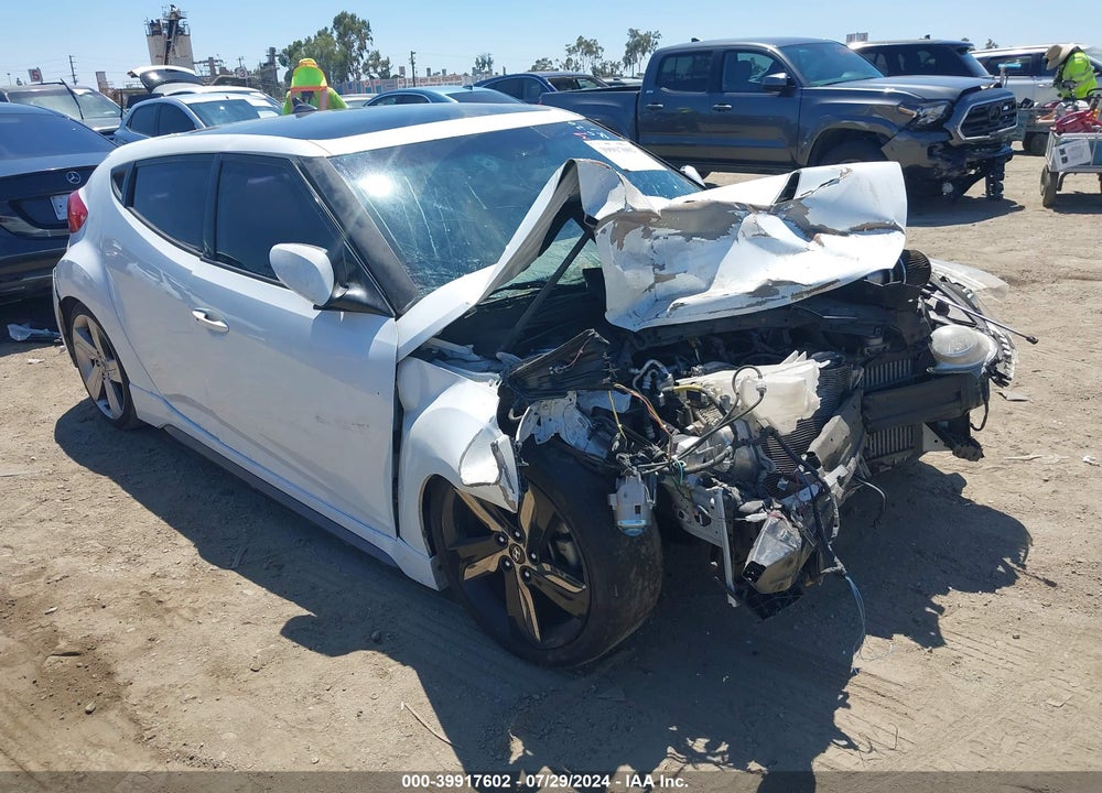 2015 HYUNDAI VELOSTER TURBO VIN: KMHTC6AE1FU224926