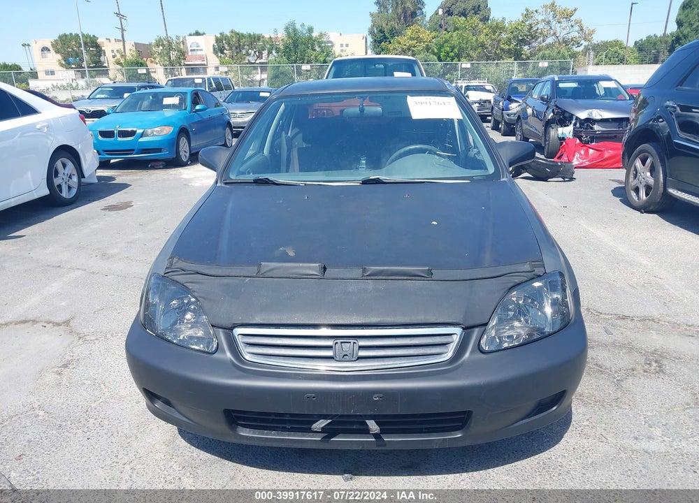 2000 HONDA CIVIC LX VIN: 2HGEJ6670YH599551