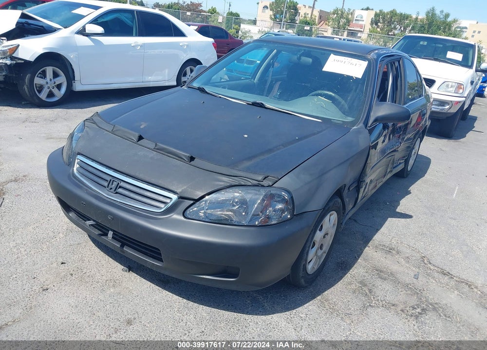 2000 HONDA CIVIC LX VIN: 2HGEJ6670YH599551