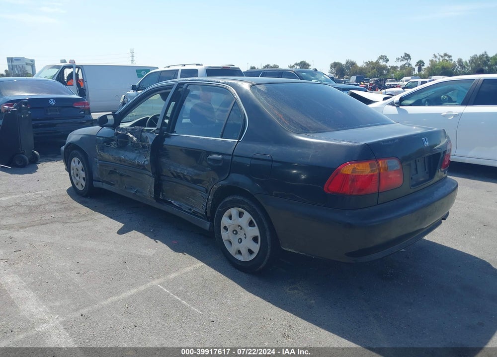 2000 HONDA CIVIC LX VIN: 2HGEJ6670YH599551