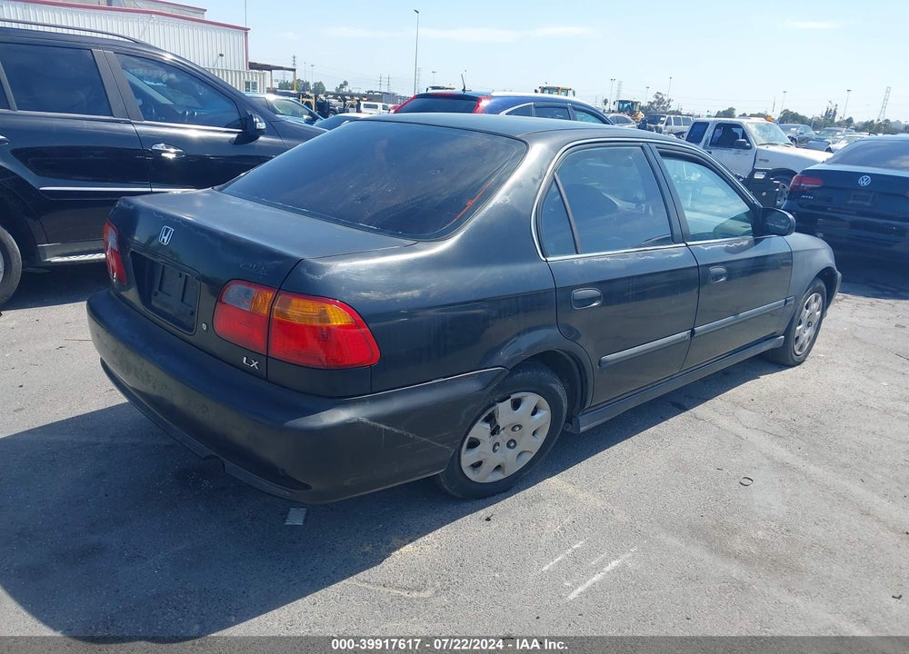 2000 HONDA CIVIC LX VIN: 2HGEJ6670YH599551