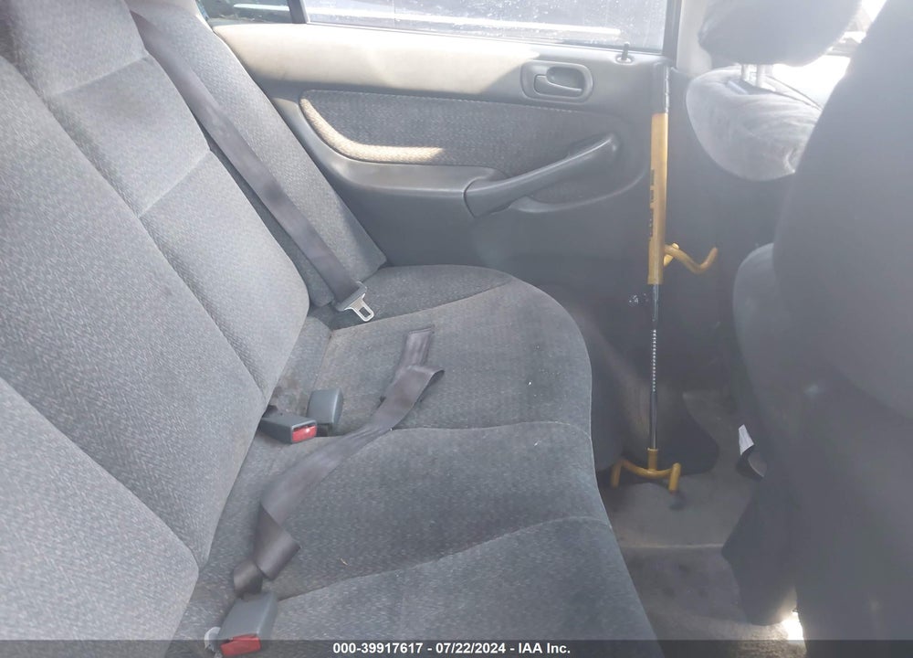2000 HONDA CIVIC LX VIN: 2HGEJ6670YH599551