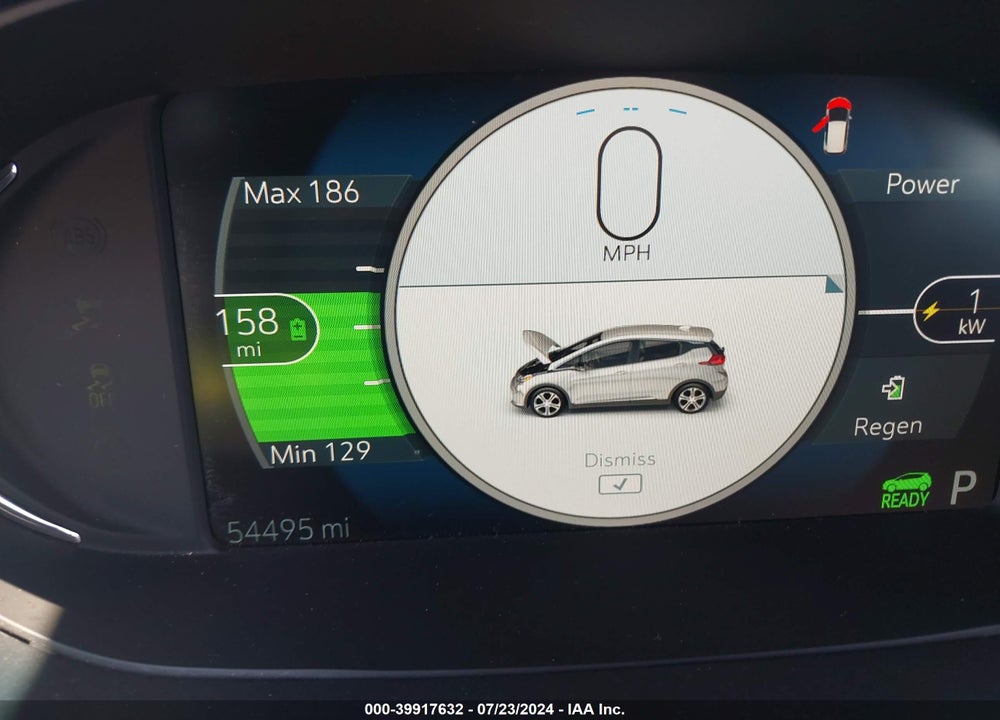 2019 CHEVROLET BOLT EV LT VIN: 1G1FY6S08K4142233