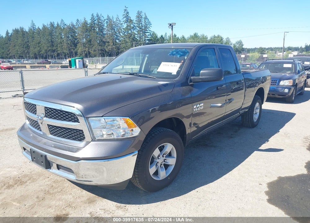 2024 RAM 1500 CLASSIC SLT QUAD CAB 4X4 6'4 BOX VIN: 1C6RR7GG2RS124420