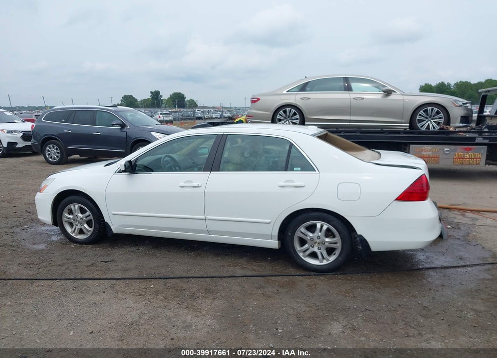 2007 HONDA ACCORD 2.4 EX VIN: 1HGCM56897A000497