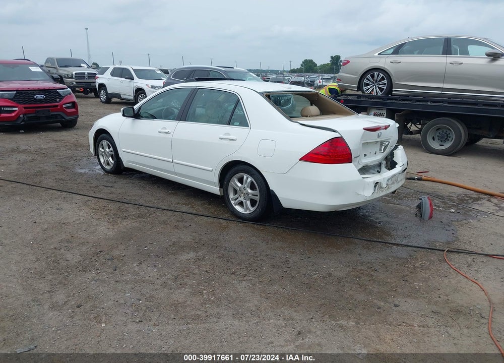 2007 HONDA ACCORD 2.4 EX VIN: 1HGCM56897A000497