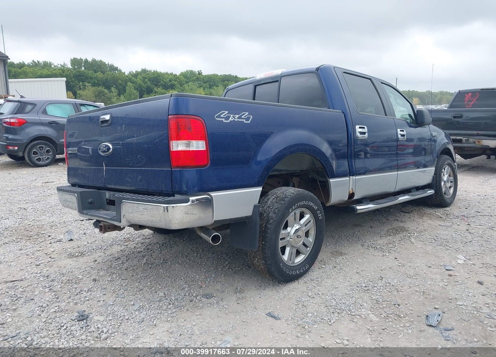 2008 FORD F-150 60TH ANNIVERSARY/FX4/KING RANCH/LARIAT/XLT VIN: 1FTPW14V98FA55810