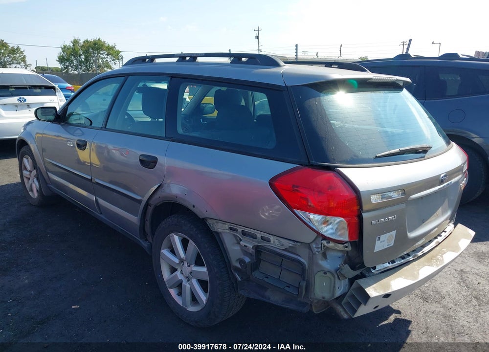 2008 SUBARU OUTBACK 2.5I/2.5I L.L. BEAN EDITION VIN: 4S4BP61C787351339