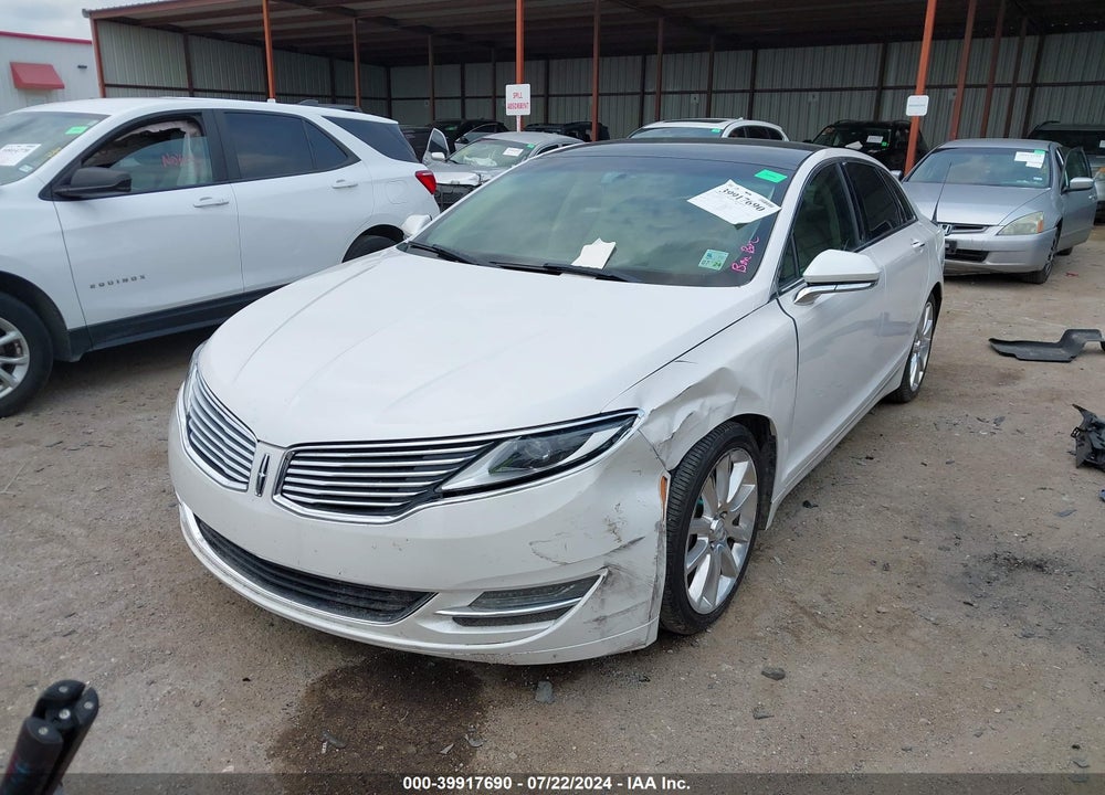 2014 LINCOLN MKZ VIN: 3LN6L2G99ER824194
