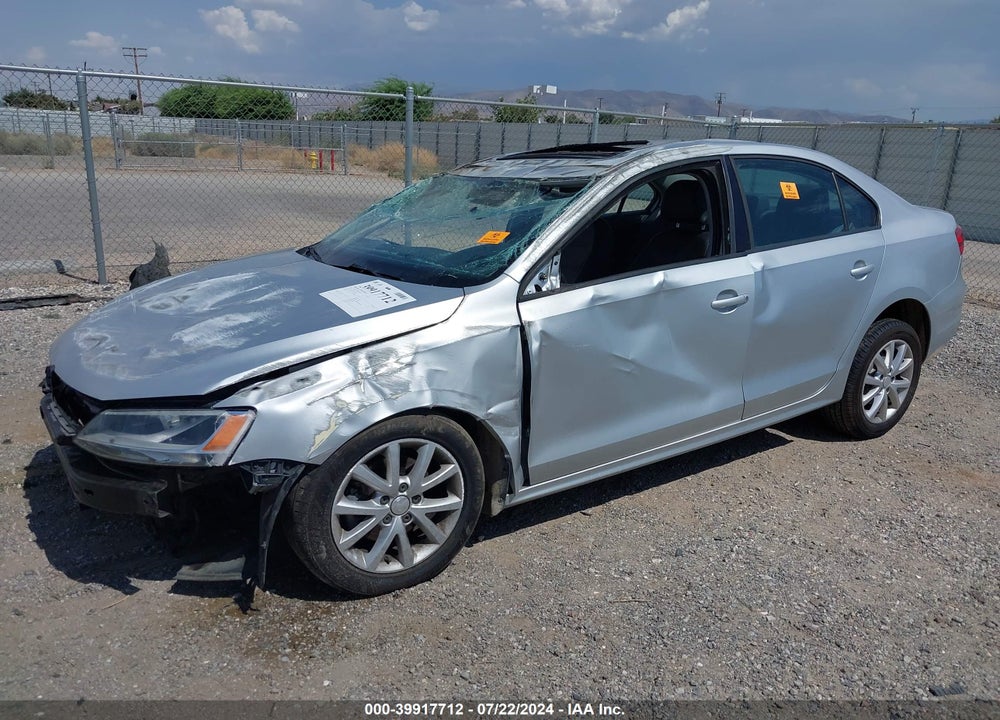 2011 VOLKSWAGEN JETTA 2.5L SE VIN: 3VWDZ7AJ9BM307929