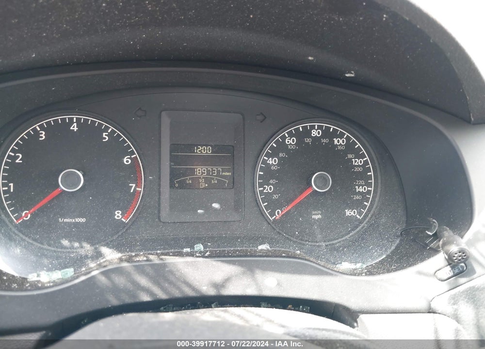 2011 VOLKSWAGEN JETTA 2.5L SE VIN: 3VWDZ7AJ9BM307929