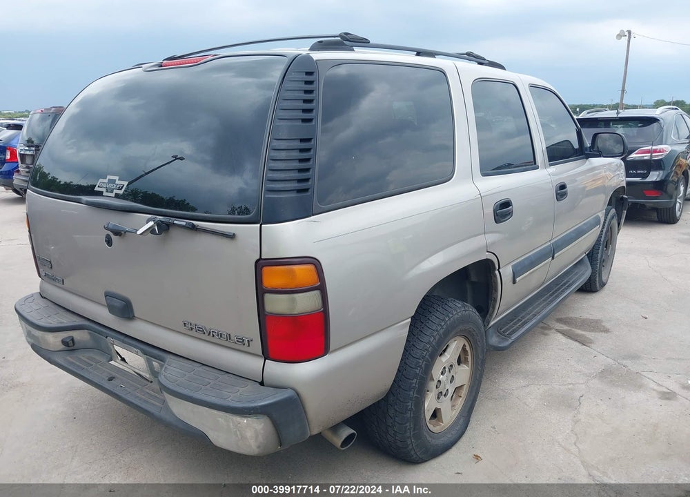 2004 CHEVROLET TAHOE LS VIN: 1GNEC13Z64R186570