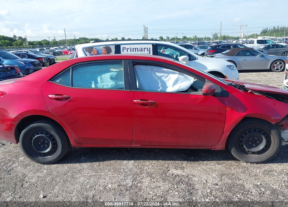 2014 TOYOTA COROLLA LE VIN: 2T1BURHEXEC158134