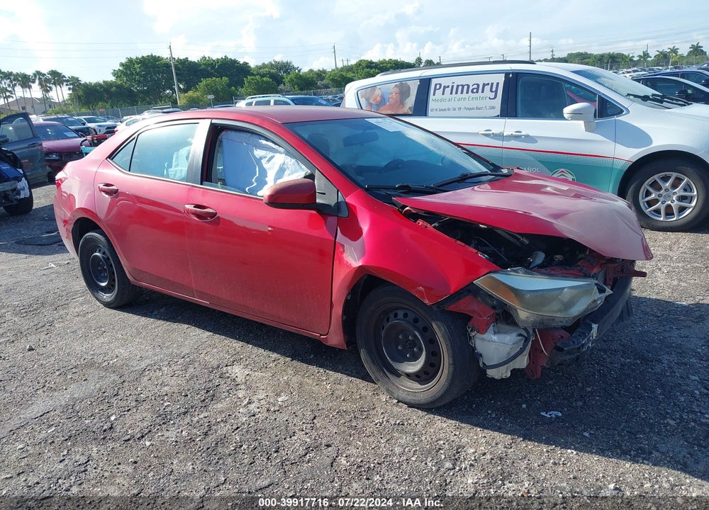 2014 TOYOTA COROLLA LE VIN: 2T1BURHEXEC158134