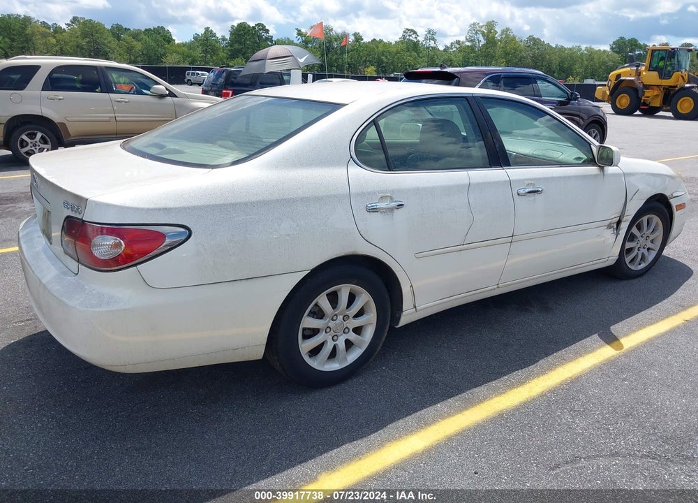2003 LEXUS ES 300 VIN: JTHBF30G930099877
