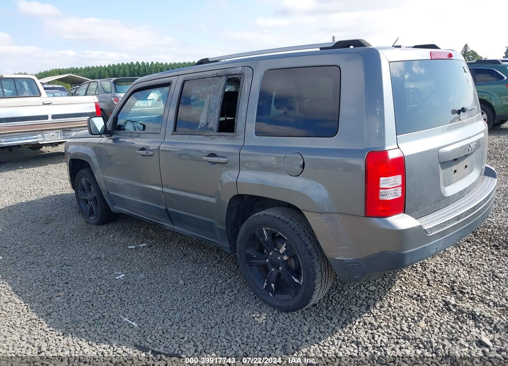 2012 JEEP PATRIOT LATITUDE VIN: 1C4NJPFB8CD706991
