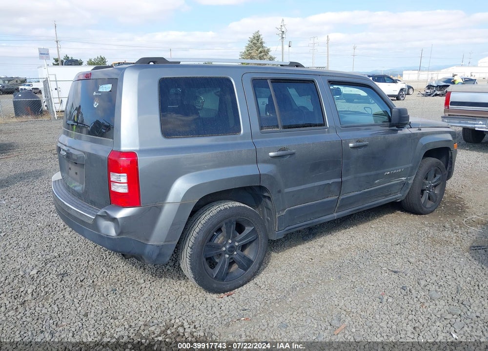 2012 JEEP PATRIOT LATITUDE VIN: 1C4NJPFB8CD706991