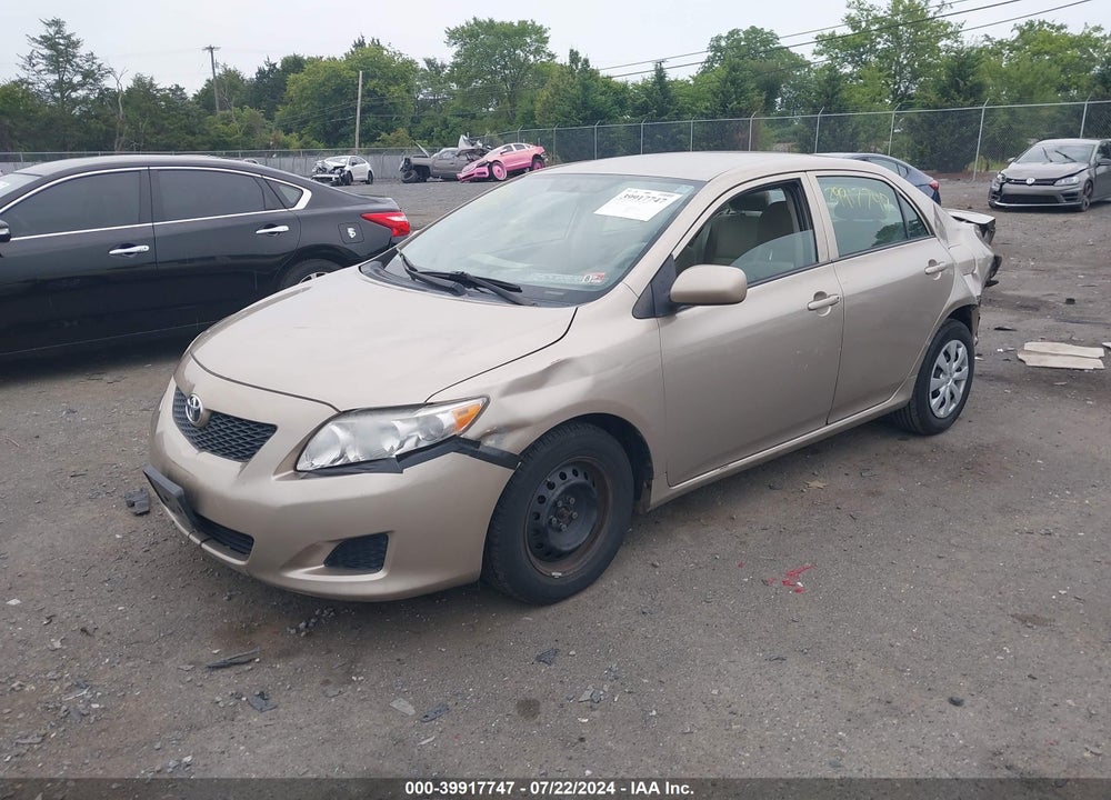 2009 TOYOTA COROLLA LE VIN: 1NXBU40E49Z070201