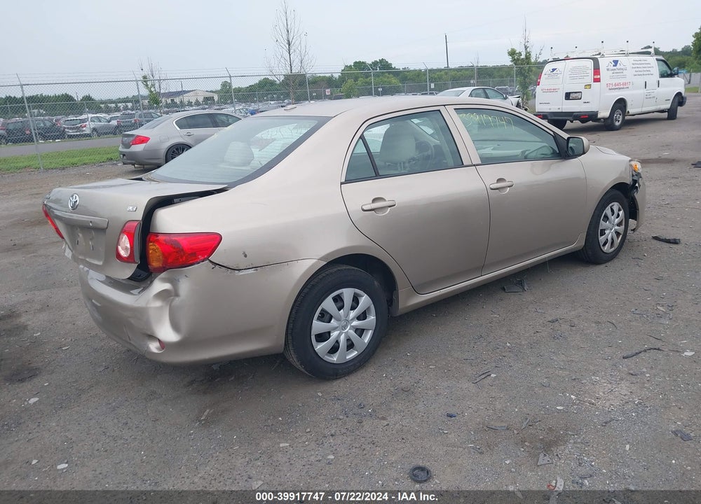 2009 TOYOTA COROLLA LE VIN: 1NXBU40E49Z070201